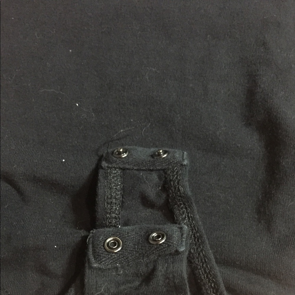 Black scoop neck bodysuit